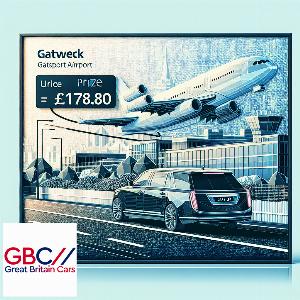 Taxi to/from Gatwick Airport to Kettering Transfer only £178.80