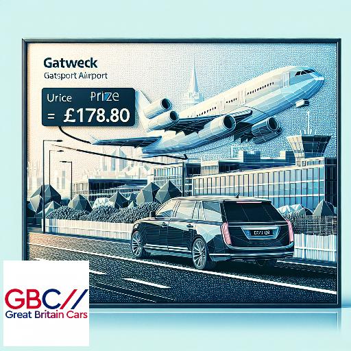 Taxi to/from Gatwick Airport to Kettering Transfer only £178.80