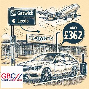 Taxi to/from Gatwick Airport to Leeds Transfer only £362