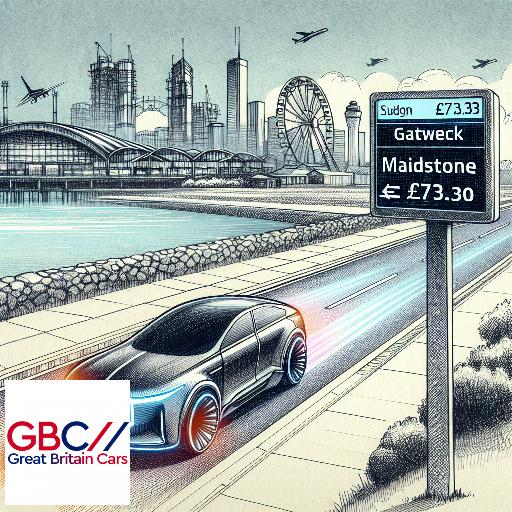 Taxi to/from Gatwick Airport to Maidstone Transfer only £73.30