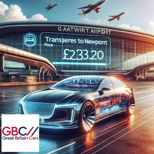 Taxi to/from Gatwick Airport to Newport Transfer only £233.20
