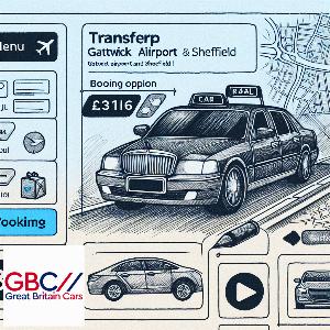 Taxi to/from Gatwick Airport to Sheffield Transfer only £316.80
