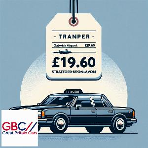 Taxi to/from Gatwick Airport to Stratford-Upon-Avon Transfer only £191.60