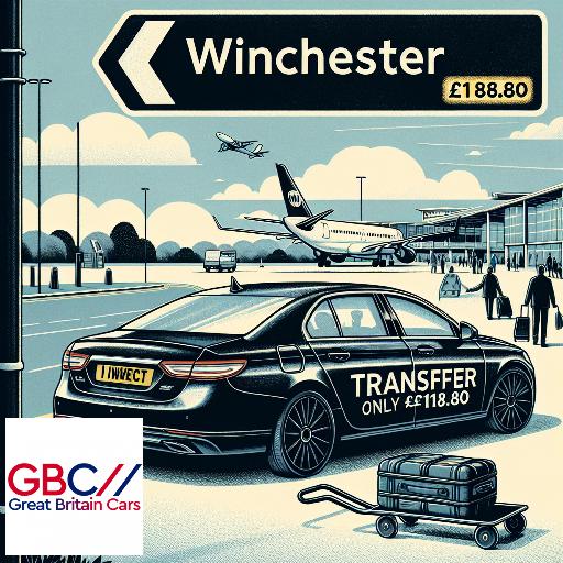 Taxi to/from Gatwick Airport to Winchester Transfer only £118.80