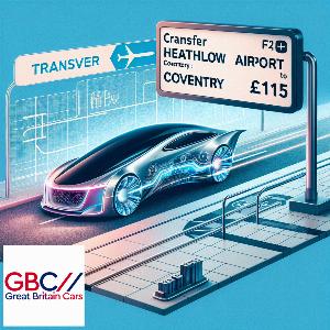 Taxi To/From Heathrow Airport To Coventry Transferonly £115