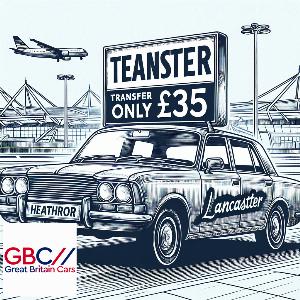 Taxi To/From Heathrow Airport To Lancaster Transfer only £35