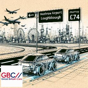 Taxi To/From Heathrow Airport To Loughborough Transfer only £174