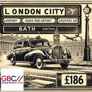 Taxi To/From London City Airport To Bath Transfer only £186