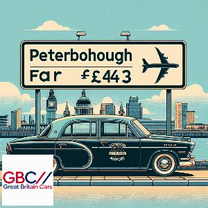 Taxi To/From London City Airport To Peterborough Transfer only £143