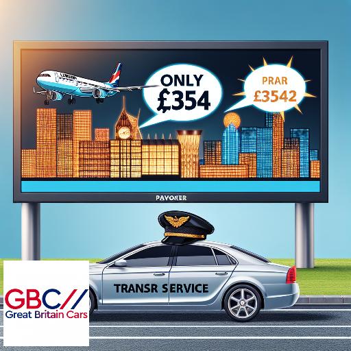 Taxi To/From London City Airport To Salford Transfer only £354