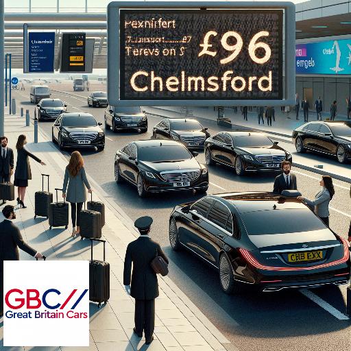 Taxi To/From Luton Airport To Chelmsford Transfer Only £96