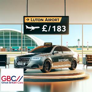 Taxi To/From Luton Airport To Great Yar Mouth Transfer Only £183