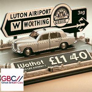 Taxi To/From Luton Airport To Worthing Transfer Only £140