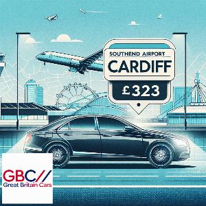 Taxi to/from Southend Airport to Cardiff Transfer only £323