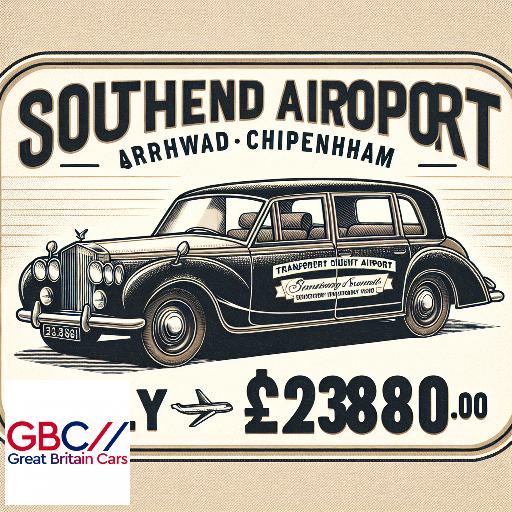 Taxi to/from Southend Airport to Chippenham Transfer only £238.00