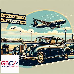 Taxi to/from Southend Airport to Great Yar Mouth Transfer only £175.60