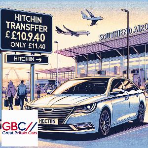 Taxi to/from Southend Airport to Hitchin Transfer only £108.40