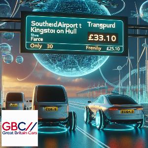 Taxi to/from Southend Airport to Kingston Upon Hull Transfer only £332.10