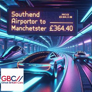 Taxi to/from Southend Airport to Manchester Transfer only £364.40