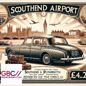 Taxi to/from Southend Airport to Plymouth Transfer only £422.20