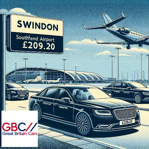Taxi to/from Southend Airport to Swindon Transfer only £209.20