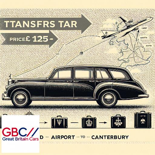 Taxi To/From Stansted Airport To Canterbury Transfer only £125