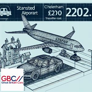 Taxi To/From Stansted Airport To Cheltenham Transfer only £202