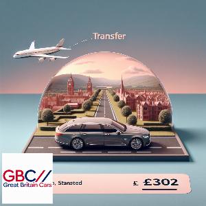Taxi To/From Stansted Airport To Chester Transfer only £302