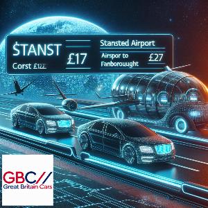 Taxi To/From Stansted Airport To Farnborough Transfer only £127