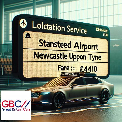 Taxi To/From Stansted Airport To Newcastle Upon Tyne Transfer only £410