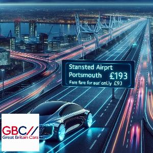 Taxi To/From Stansted Airport To Portsmouth Transfer only £193