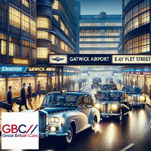 Taxi Transfer from Gatwick Airport to EC4Y Fleet Street