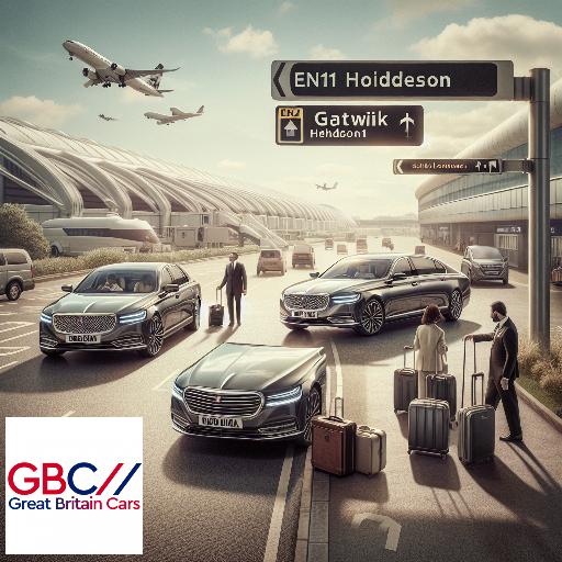 Taxi Transfer from Gatwick Airport to EN11 Hoddesdon