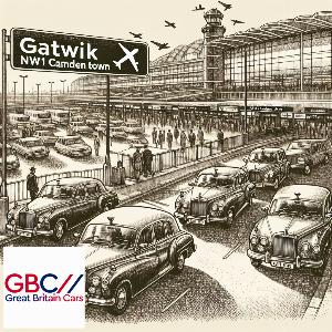 Taxi Transfer from Gatwick Airport to NW1W Camden Town