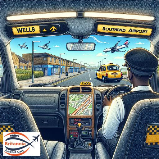 Wells To southend Airport Minicab Transfer
