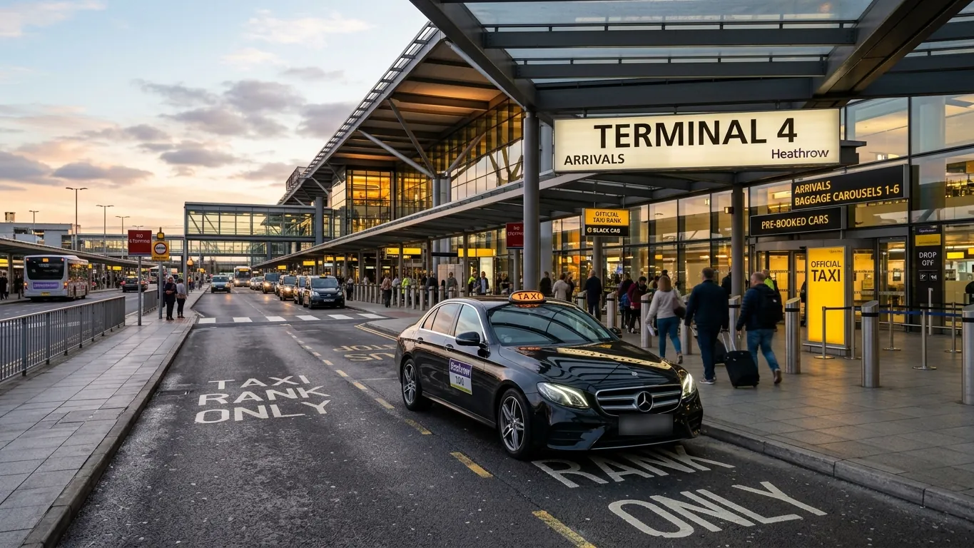 Heathrow Terminal 4 Taxi & Transfers | Banana Cars