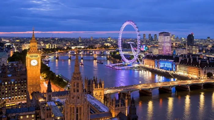 Central London skyline