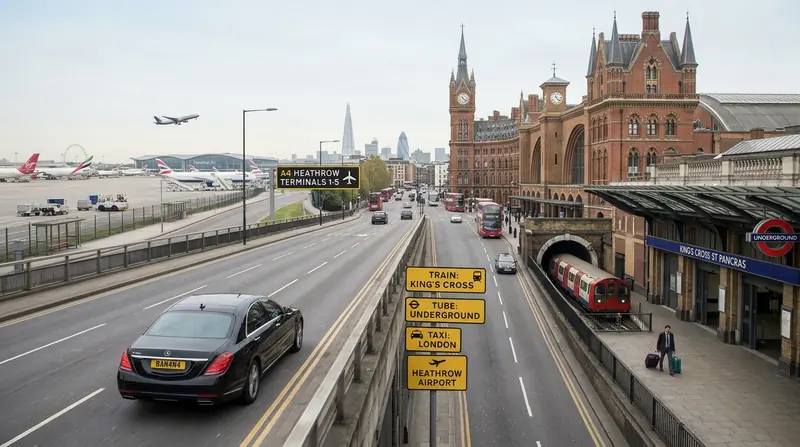 King's Cross to Heathrow: Train, Tube & Taxi Compared (2026)