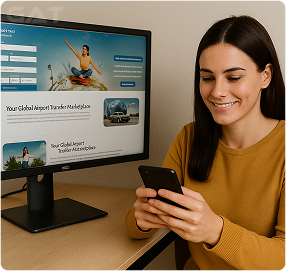 Instant confirmation for airport transfer booking
