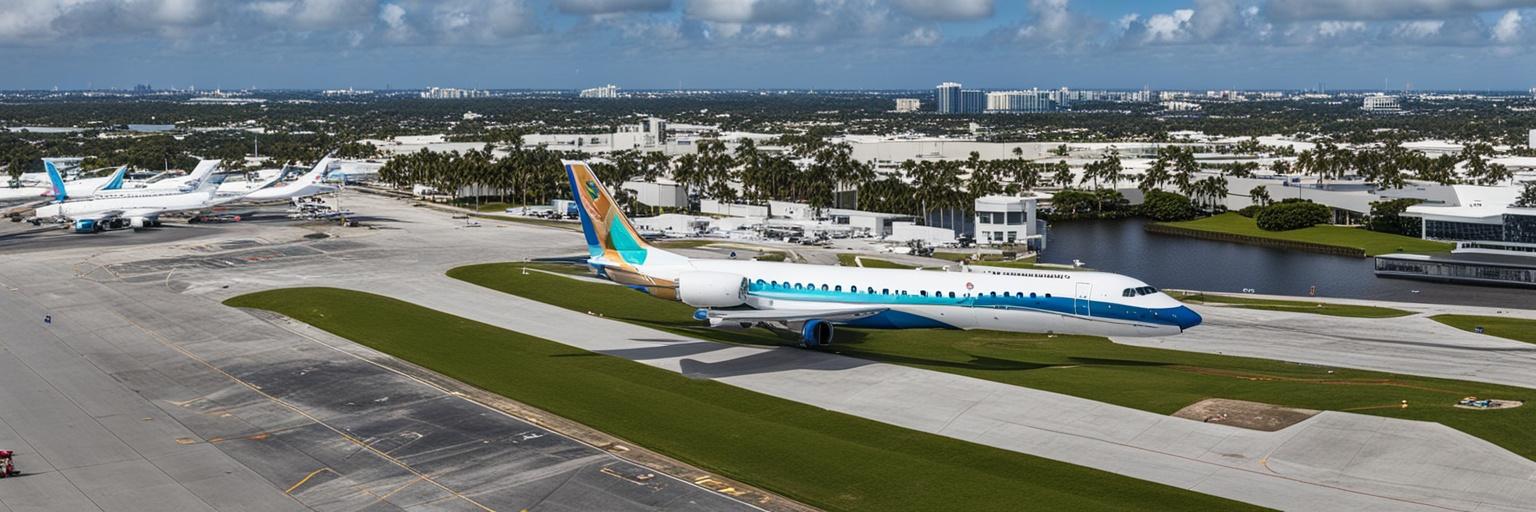 Route information about Fort Lauderdale-Hollywood International Airport (FLL), Fort Lauderdale, Florida
