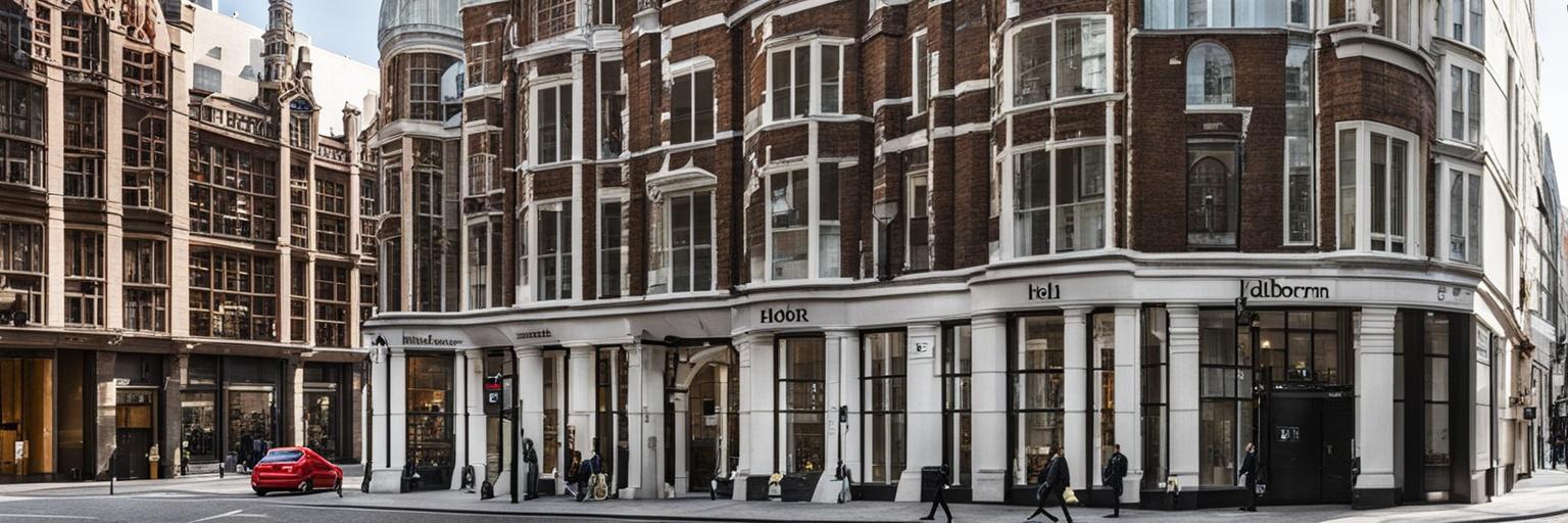 Route information about Holborn