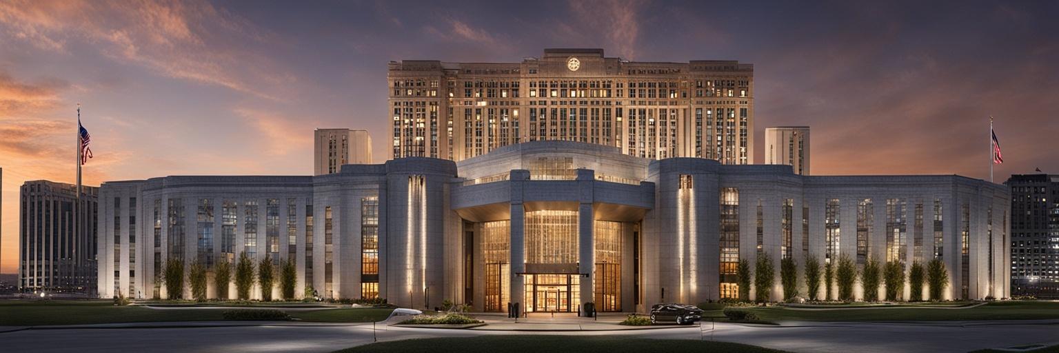 Taxi Route info - from Detroit Metropolitan Wayne County Airport (DTW), Detroit, Michigan to Masonic Temple of Detroit, Detroit,Michigan