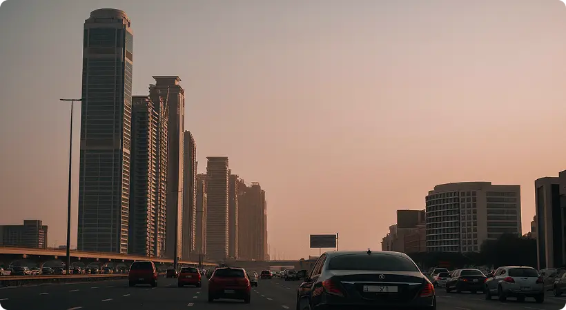 Touchdown in Dubai