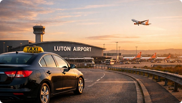 taxi to luton airport