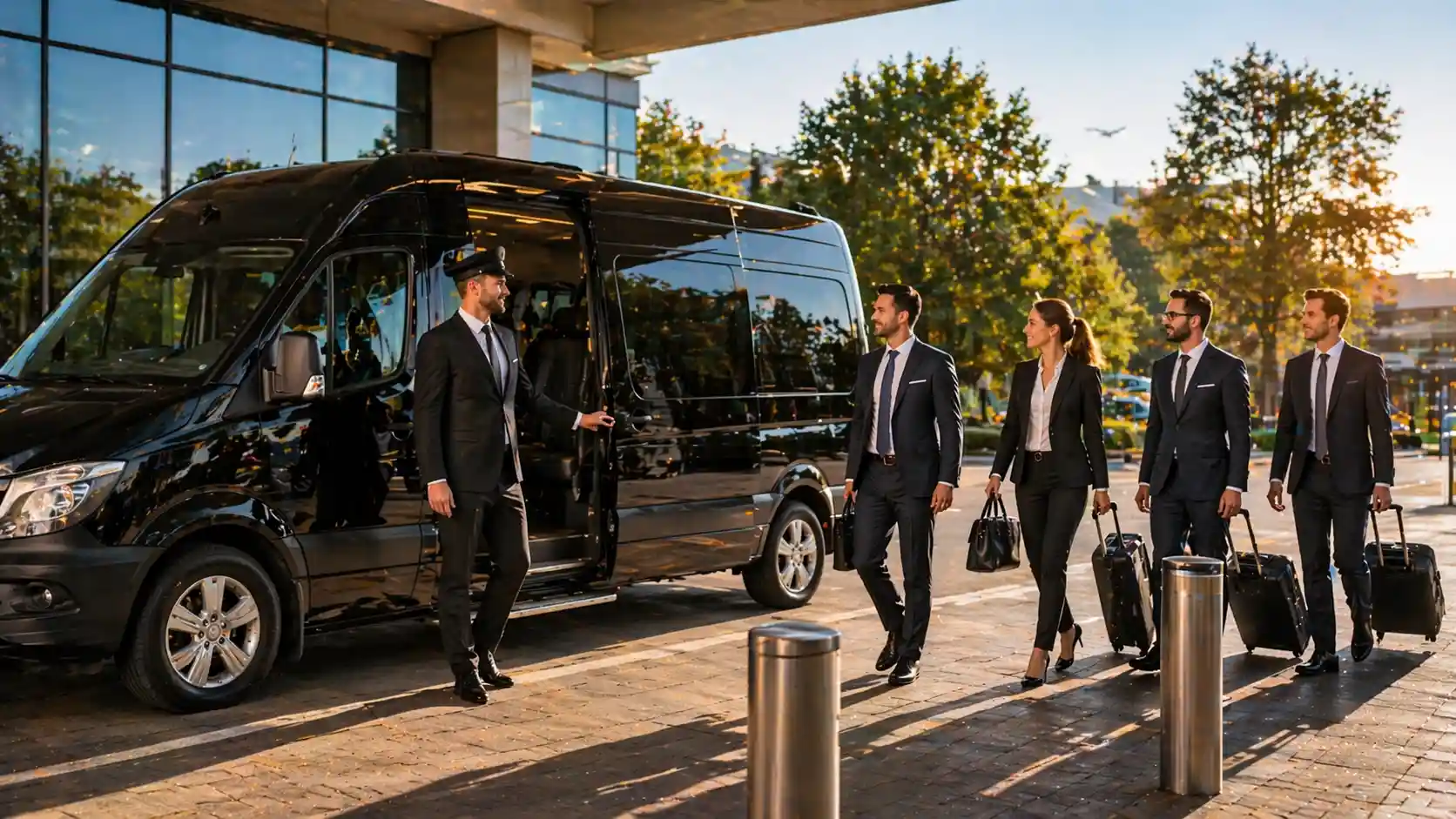 10 seater minibus hire with a driver