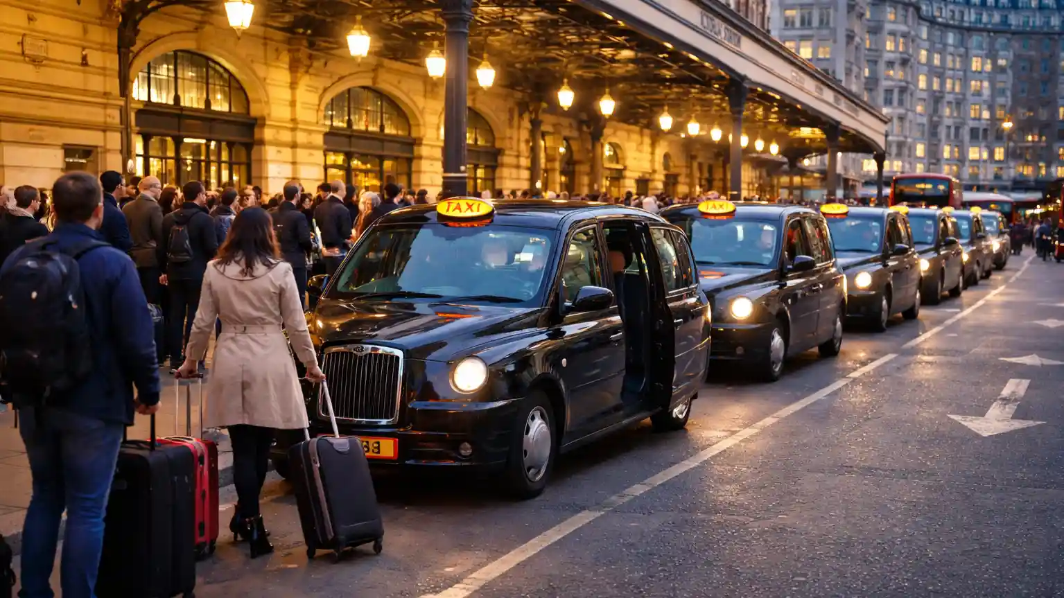 Taxi Rank at Victoria Station