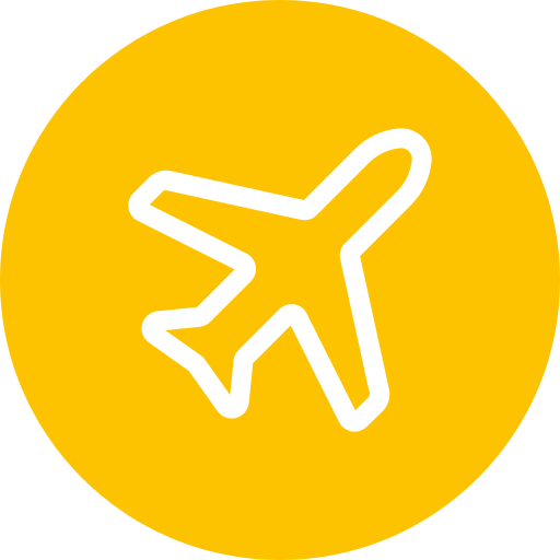 Flight monitoring and meet & greet icon