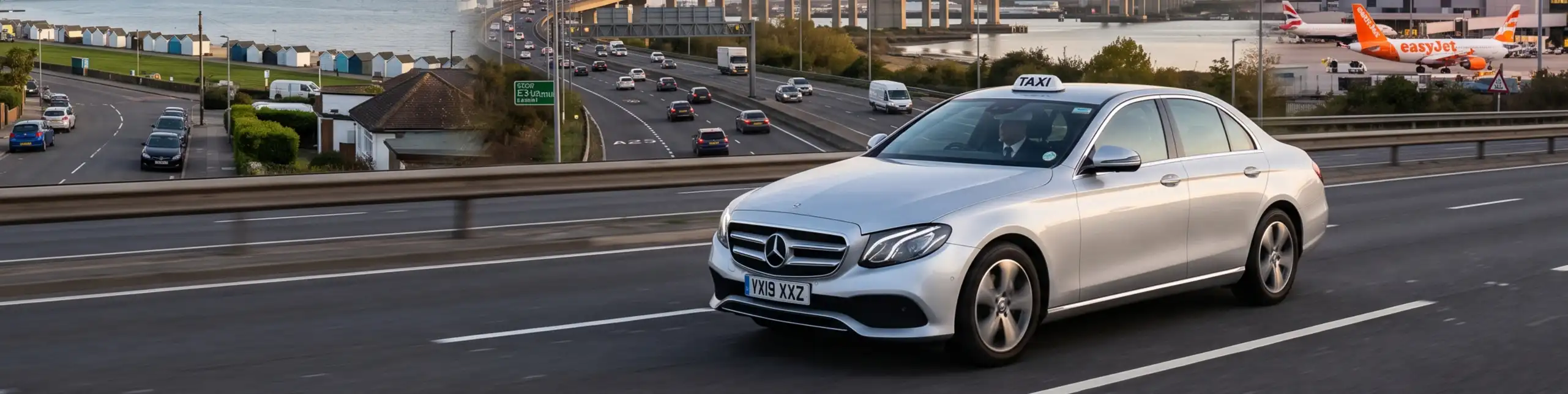 Southend to Gatwick Taxi Service