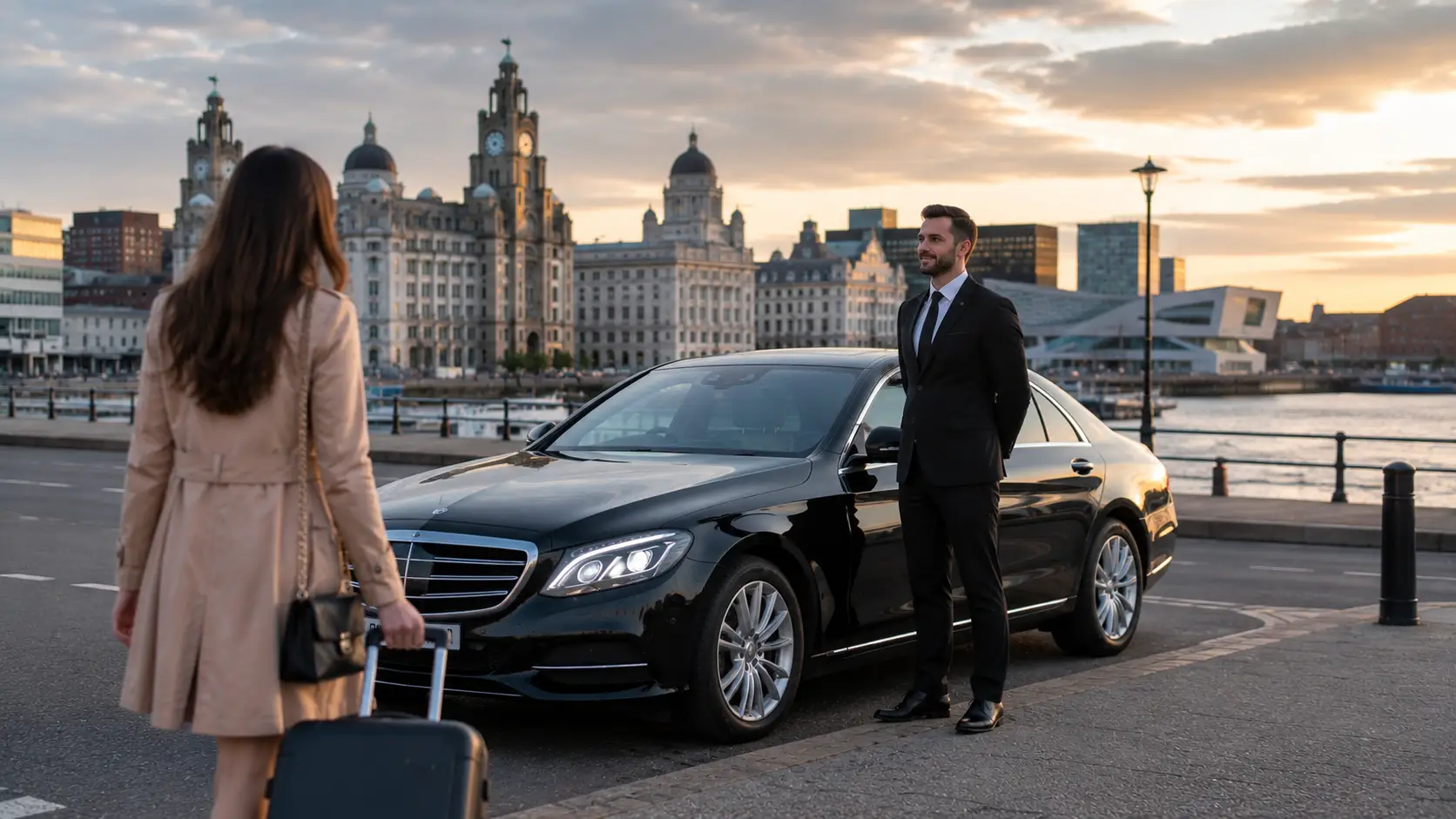 Door-to-door airport transfer from Liverpool to Gatwick