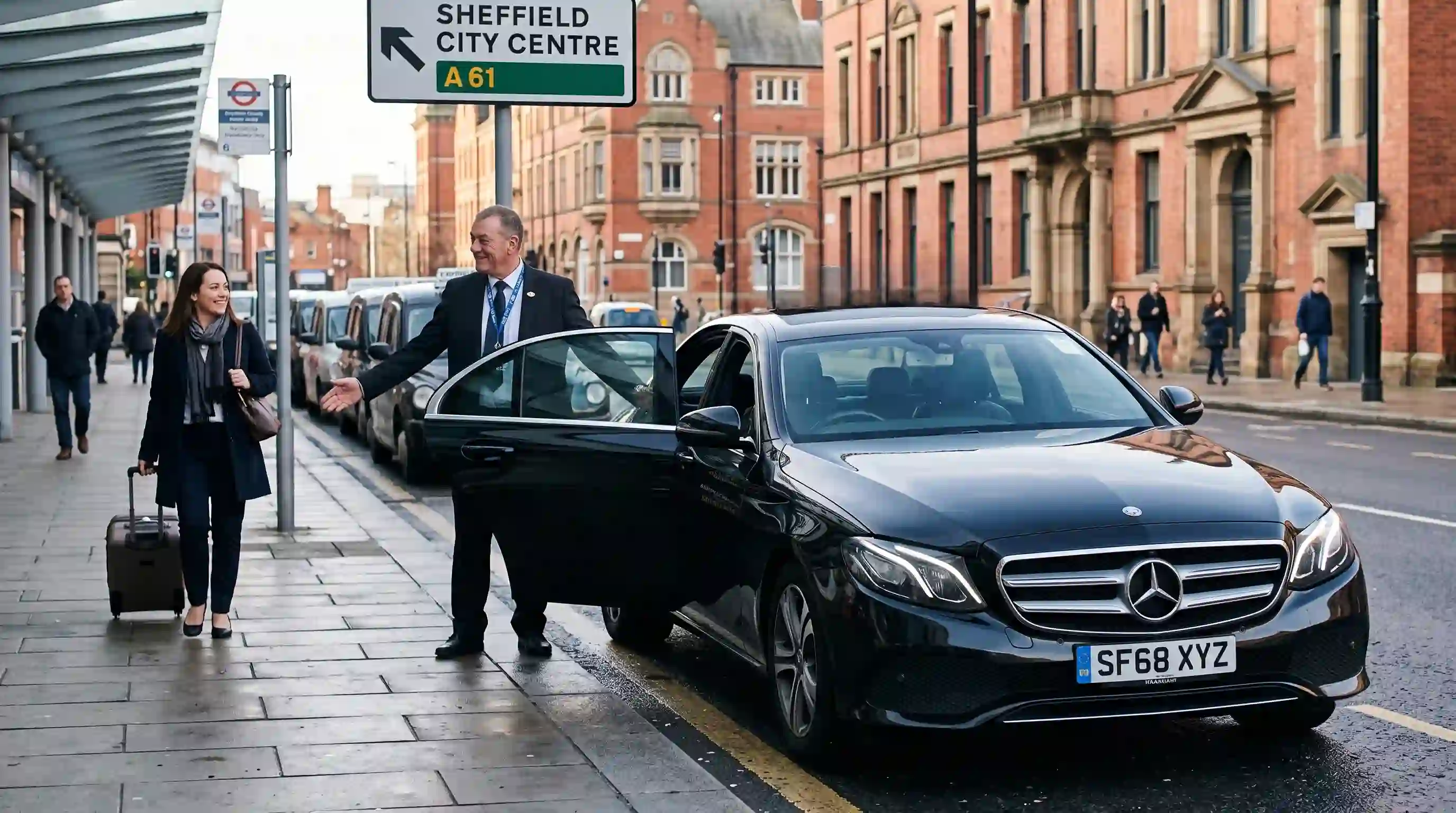 Direct airport transfer from Sheffield to Gatwick